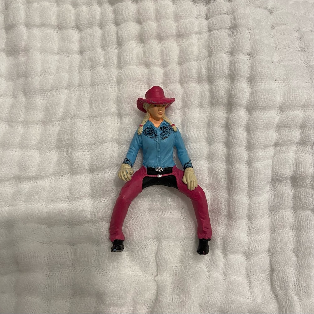 schleich female horse rider/jockey